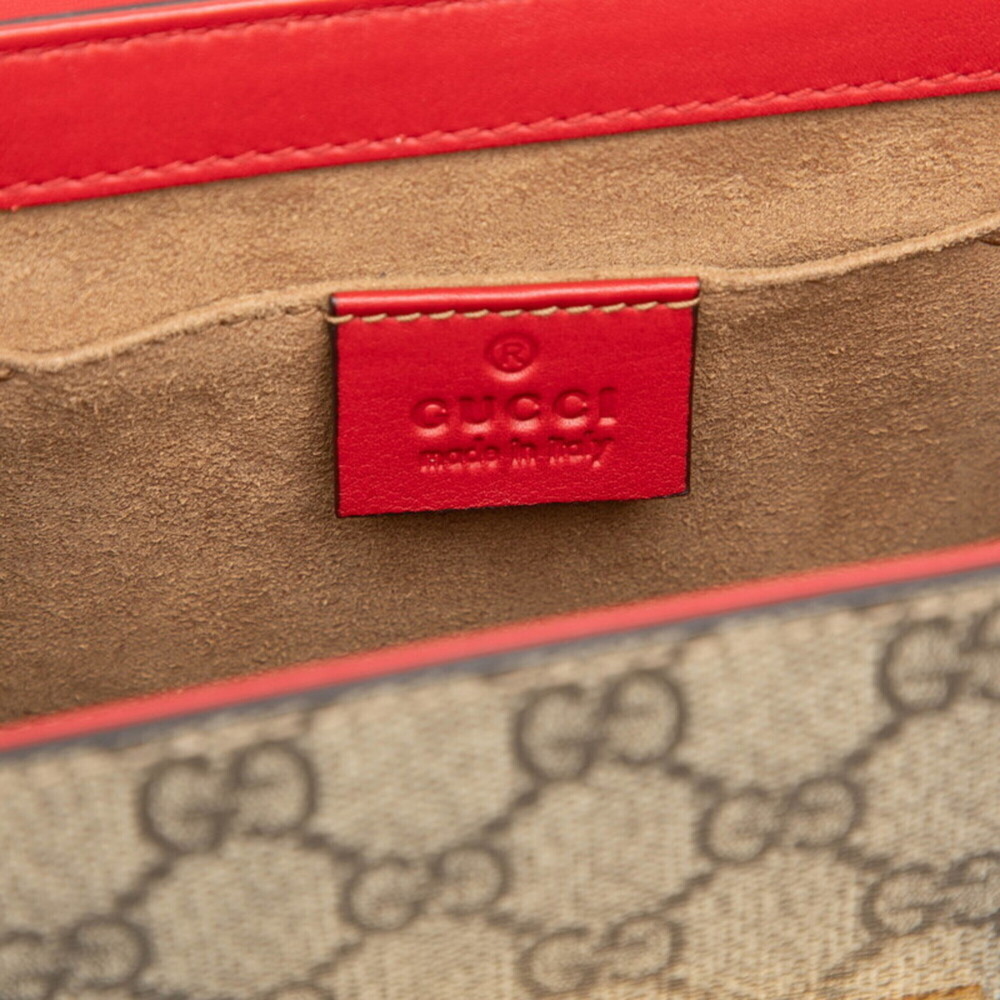 GUCCI Authentic Cream Leather Shoulder Bag - Picture 5 of 6